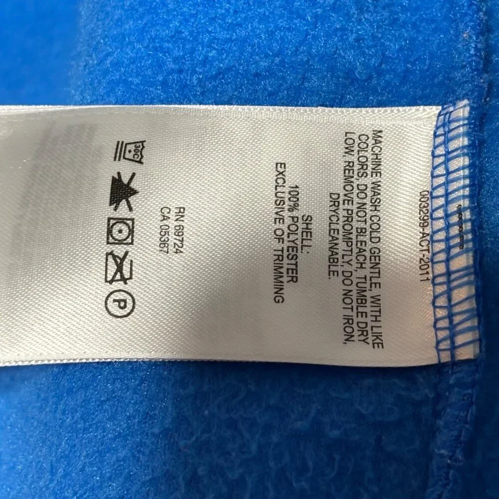 Columbia Fleece Jacket Kids Size M (10/12) Blue Full Zip